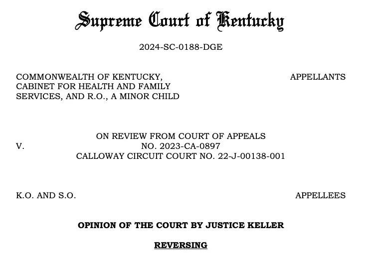 KY Supreme Court Clarifies Child Neglect
