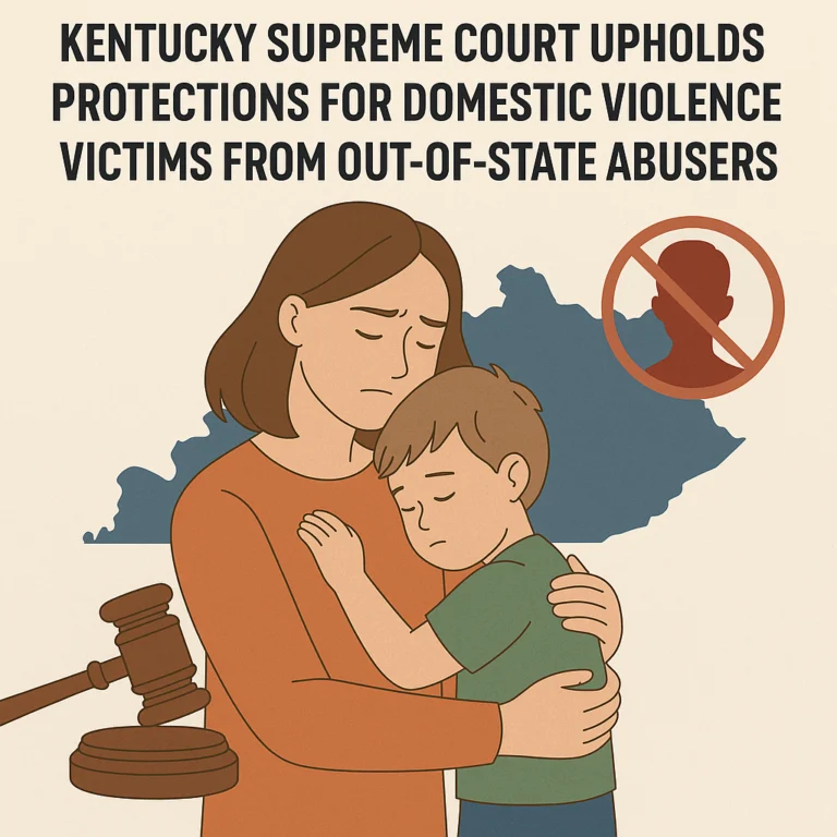 Domestic Violence in Kentucky: Supreme Court Rules State Can Protect Residents from Out-of-State Abusers