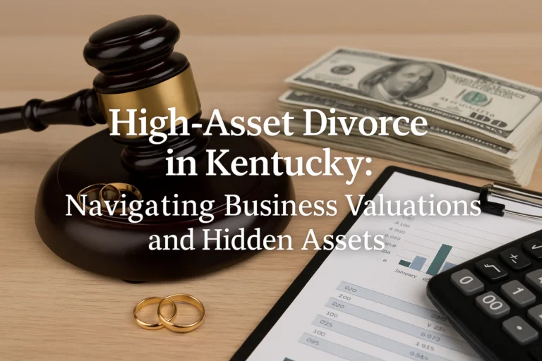 High-Asset Divorce in Kentucky: Navigating Business Valuations and Hidden Assets